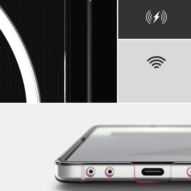 Ringke Slim Magnetic MagSafe Case for Samsung Galaxy Z Flip 7 - Transparent 6