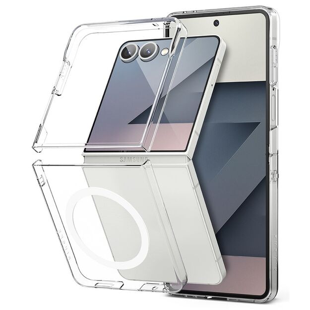 Ringke Slim Magnetic MagSafe Case for Samsung Galaxy Z Flip 7 - Transparent 2