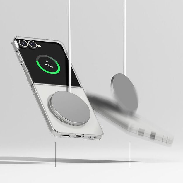 Ringke Slim Magnetic MagSafe Case for Samsung Galaxy Z Flip 7 - Transparent 4