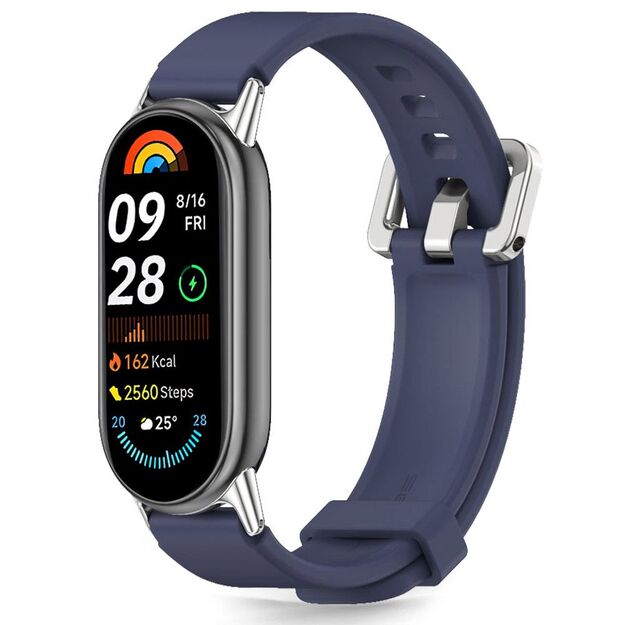 Tech-Protect IconBand Classic Strap for Xiaomi Smart Band 8 / 9 / 10 / NFC - Navy Blue