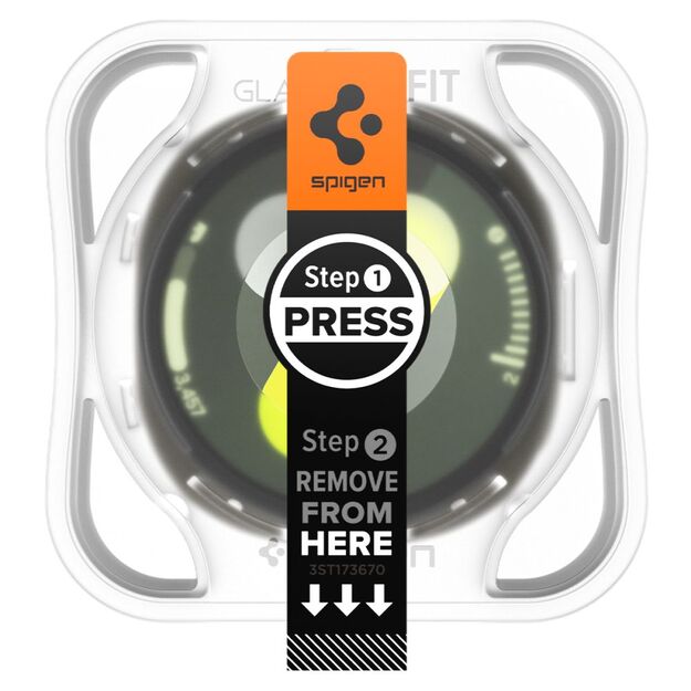 Spigen Glas.TR ”Ez-Fit” Tempered Glass for Samsung Galaxy Watch 8 44mm - Transparent 2