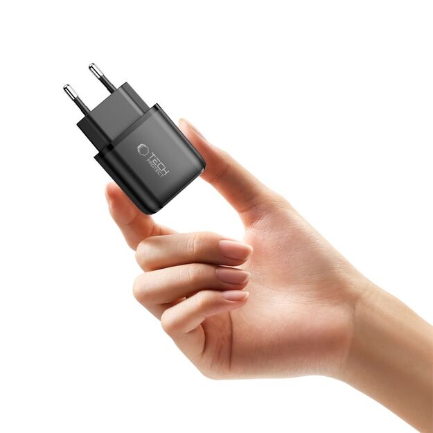 Tech-Protect NCA30 PD 30W / QC3.0 USB-A / USB-C wall charger - black 4
