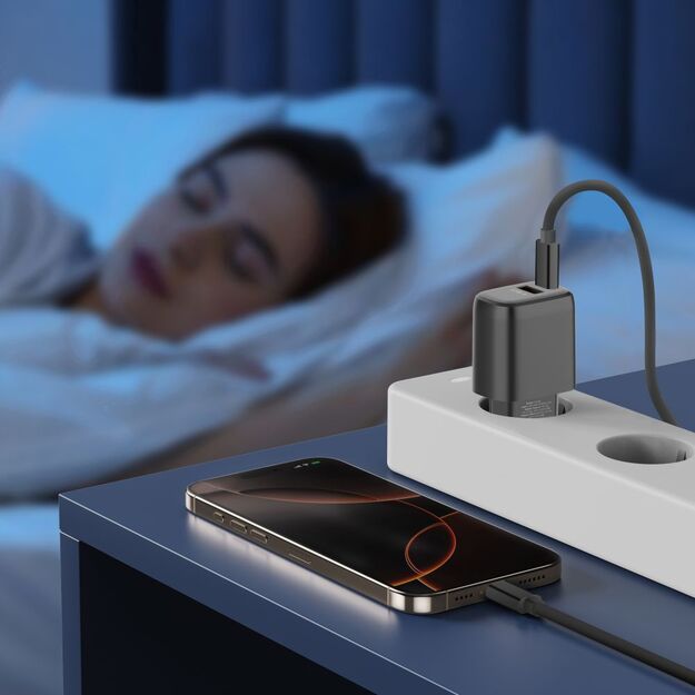 Tech-Protect NCA30 PD 30W / QC3.0 USB-A / USB-C wall charger - black 6