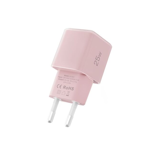 Tech-Protect NCM25 USB-C PD 25W Wall Charger - Pink 3