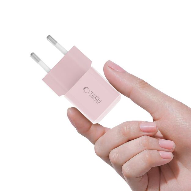 Tech-Protect NCM25 USB-C PD 25W Wall Charger - Pink 4