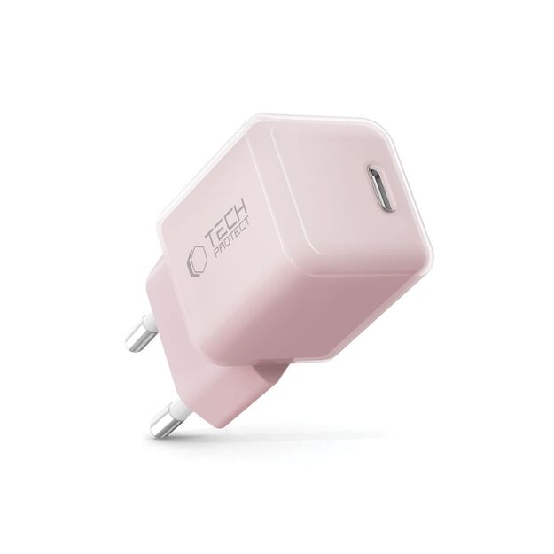 Tech-Protect NCM25 USB-C PD 25W Wall Charger - Pink 1