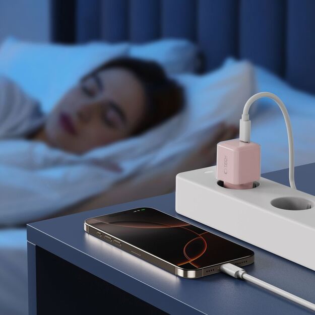 Tech-Protect NCM25 USB-C PD 25W Wall Charger - Pink 5