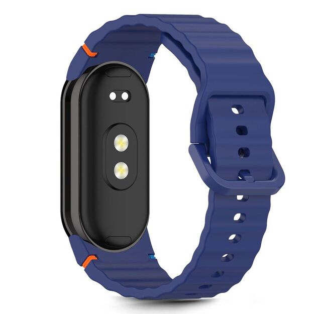 Tech-Protect Silicone Sport Strap for Xiaomi Smart Band 8 / 9 / 10 / NFC - Blue 1