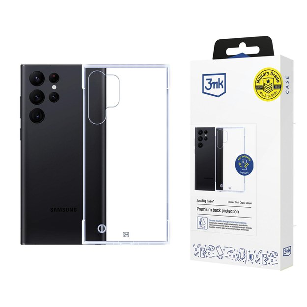 3mk Just20g Clear Case for Samsung Galaxy S24 Ultra - transparent