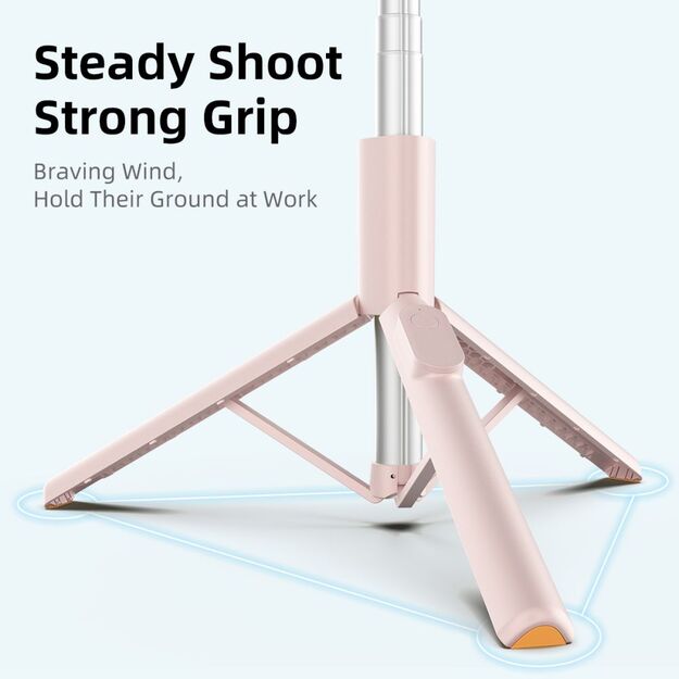 Selfie Stick Tech-Protect L09S with Tripod - Pink 8
