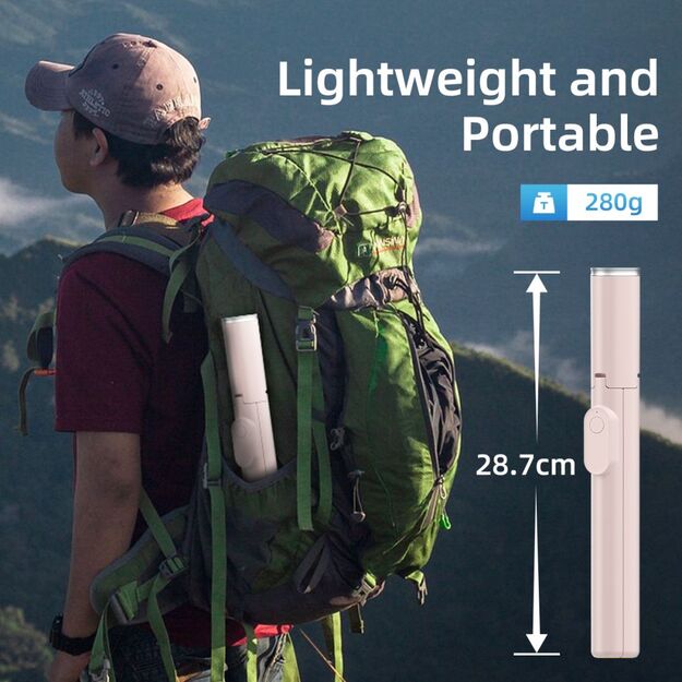 Selfie Stick Tech-Protect L09S with Tripod - Pink 7