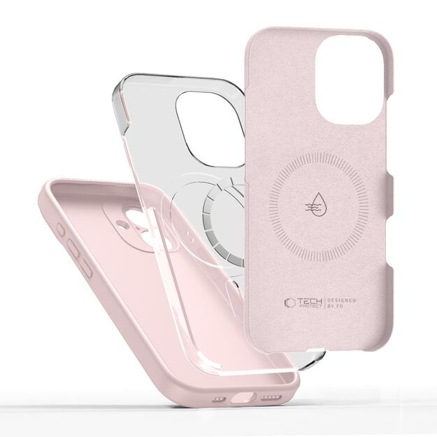 Tech-Protect Silicone MagSafe Case for iPhone 17 - Pink 1