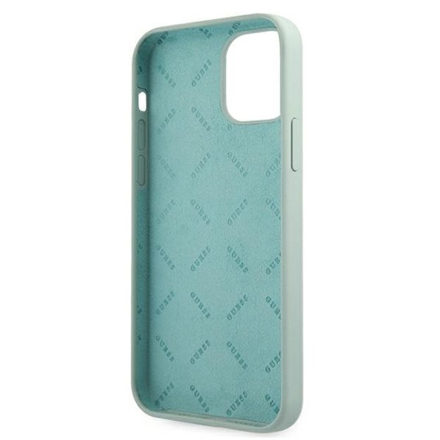 Guess GUHCP12SLSVSBF iPhone 12 mini 5.4&quot  blue fuchsia/blue fuschia hardcase Silicone Vintage 6