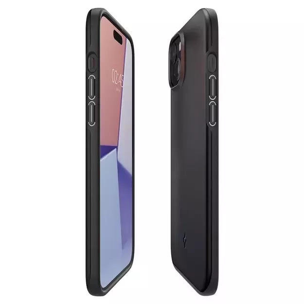 Spigen Thin Fit iPhone 15 Plus Case - Black 26