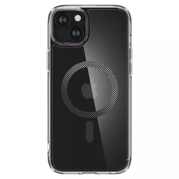Spigen Ultra Hybrid MagSafe case for iPhone 15 Plus - carbon 19