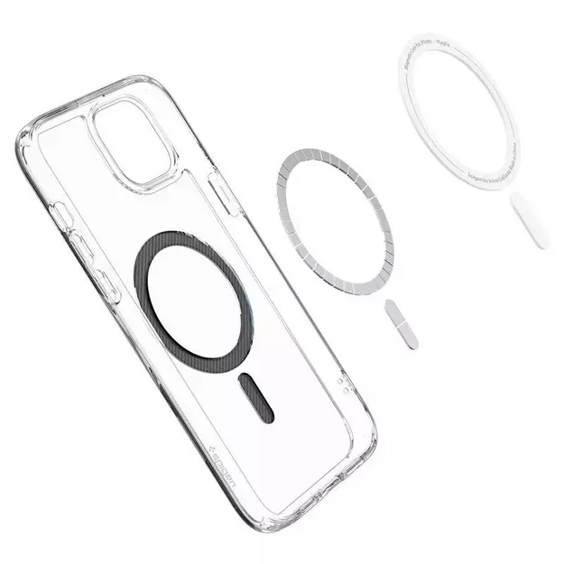 Spigen Ultra Hybrid MagSafe case for iPhone 15 Plus - carbon 23