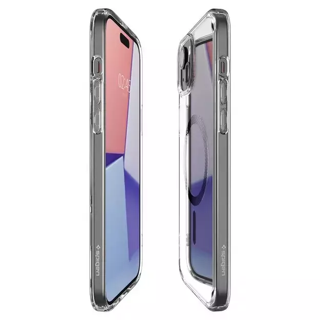 Spigen Ultra Hybrid MagSafe case for iPhone 15 Plus - carbon 24
