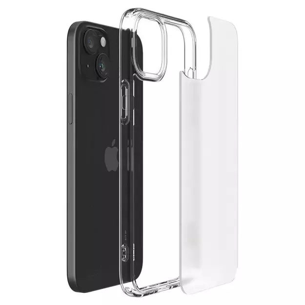 Spigen Ultra Hybrid Case for iPhone 15 Plus - Clear Matte 22