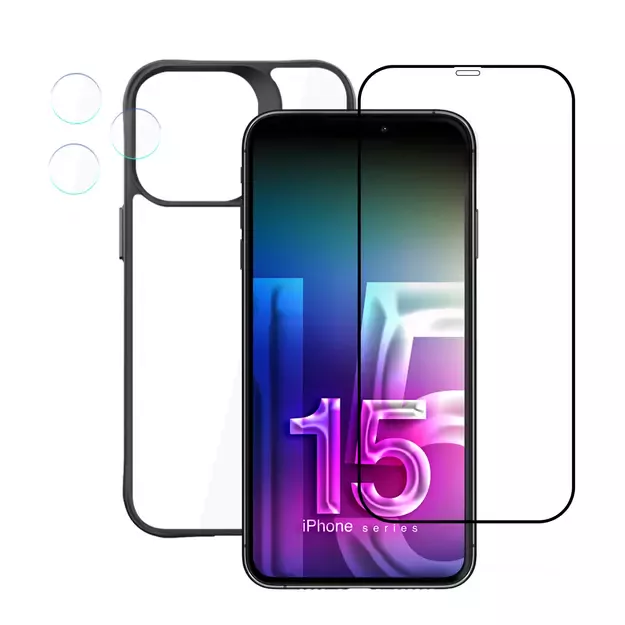 Apple iPhone 15 Pro Max - 3mk Comfort Set 4 in 1 16