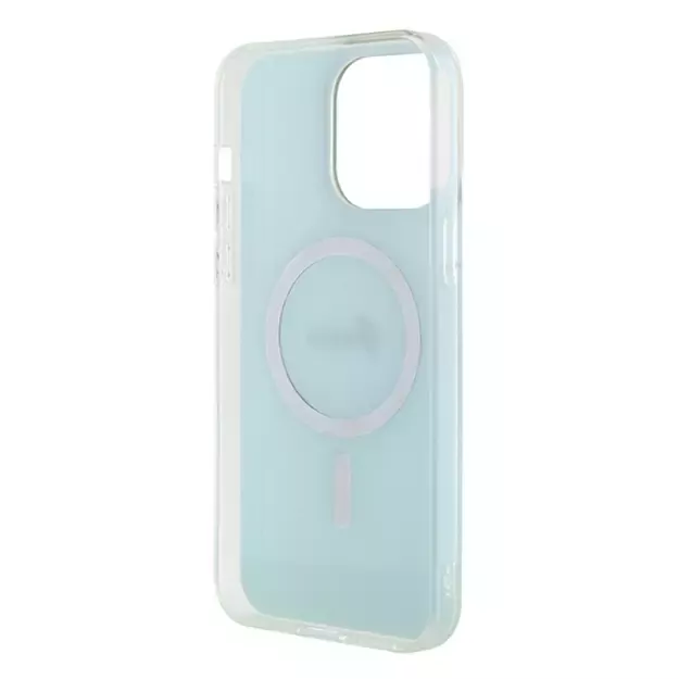 Guess GUHMP15XHITSQ iPhone 15 Pro Max turquoise/turquoise hardcase IML Iridescent MagSafe 13