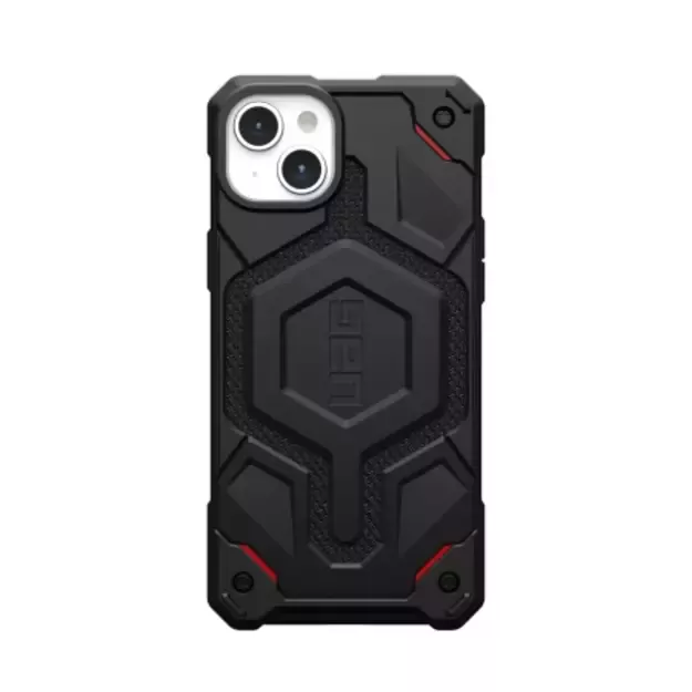 UAG Monarch Pro case with MagSafe for iPhone 15 Plus - black kevlar