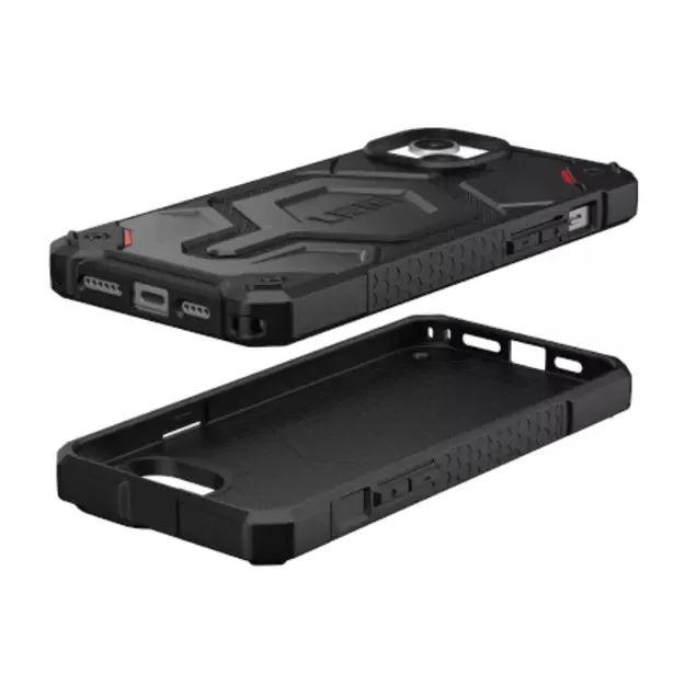 UAG Monarch Pro case with MagSafe for iPhone 15 Plus - black kevlar 1