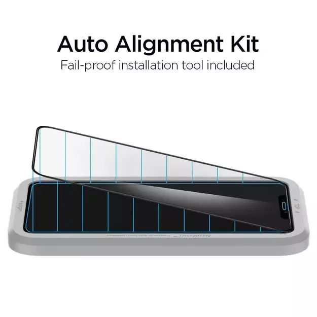 Spigen ALM Glass FC Tempered Glass for iPhone 11 / XR - Black 6