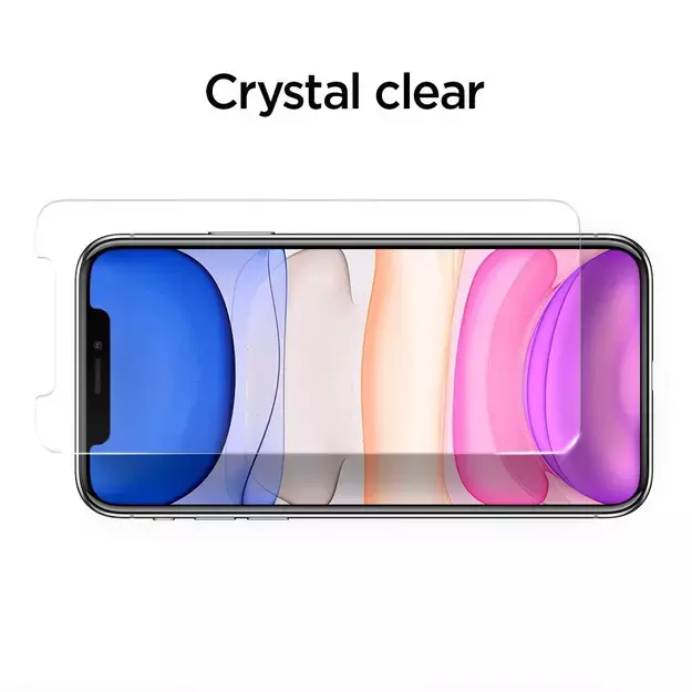 Spigen ALM Glass FC Tempered Glass for iPhone 11 / XR - Black 3