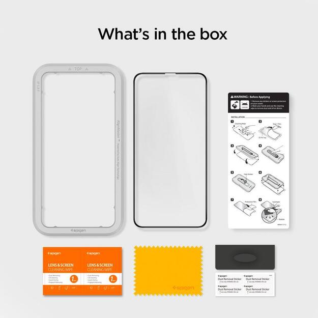 Spigen ALM Glass FC Tempered Glass for iPhone 11 / XR - Black 13