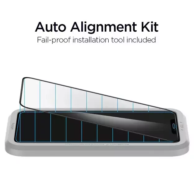 Spigen ALM Glass FC Tempered Glass for iPhone 11 / XR - Black 1