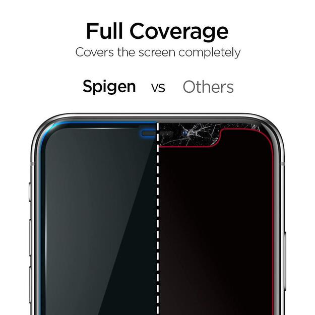 Spigen ALM Glass FC Tempered Glass for iPhone 11 / XR - Black 18