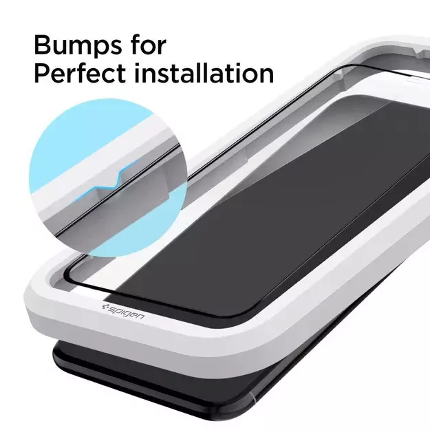 Spigen ALM Glass FC Tempered Glass for iPhone 11 / XR - Black 2