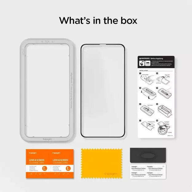 Spigen ALM Glass FC Tempered Glass for iPhone 11 / XR - Black 12