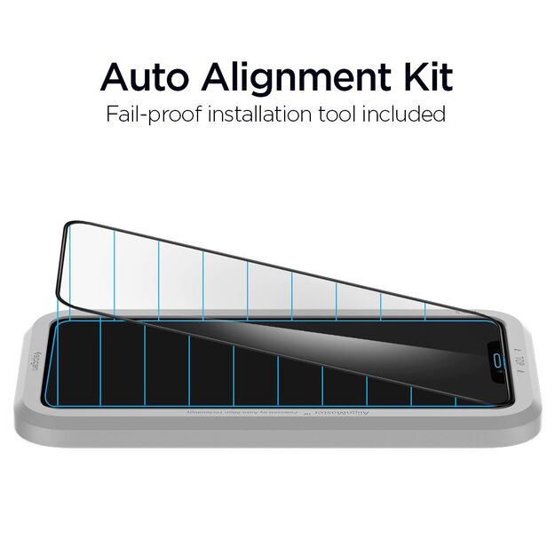 Spigen ALM Glass FC Tempered Glass for iPhone 11 / XR - Black 19