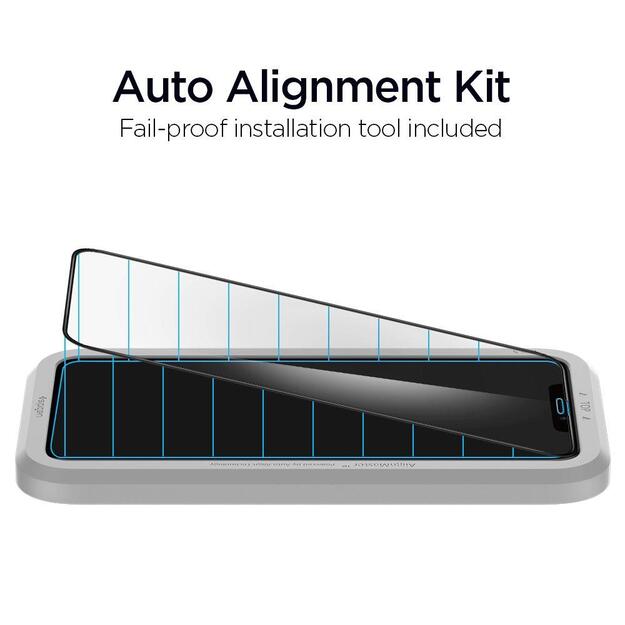 Spigen ALM Glass FC Tempered Glass for iPhone 11 / XR - Black 14