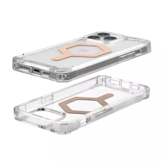 UAG Plyo MagSafe case for iPhone 15 Pro Max - transparent and pearl 4