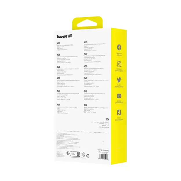 Baseus MagPro magnetic standing holder for the phone - white 5