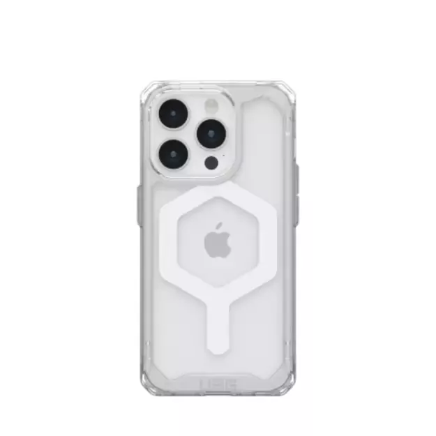 UAG Plyo MagSafe case for iPhone 15 Pro - transparent and white