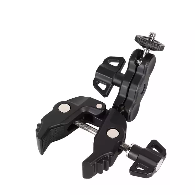 Phone and sports camera holder with clamp 3