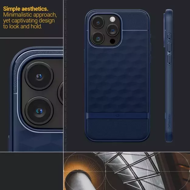 Caseology Parallax Mag Case with MagSafe for iPhone 15 Pro Max - Navy 10