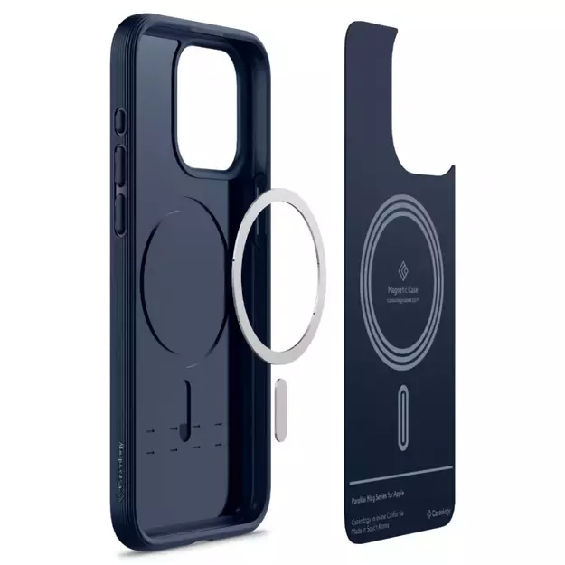 Caseology Parallax Mag Case with MagSafe for iPhone 15 Pro Max - Navy 9