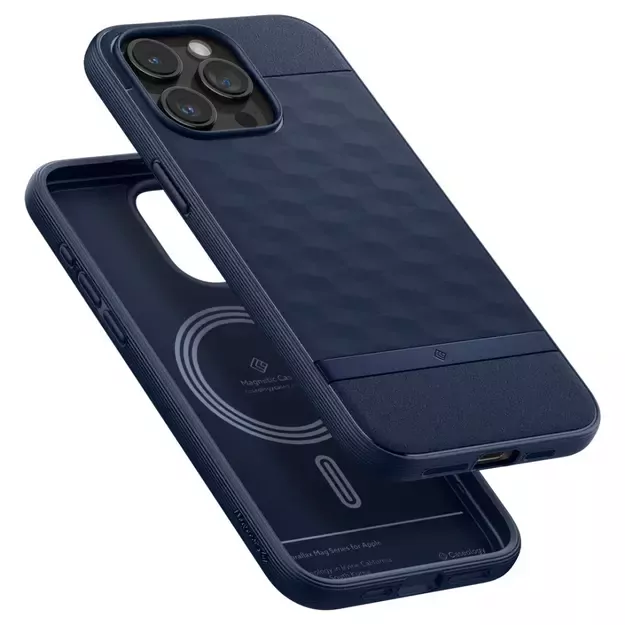 Caseology Parallax Mag Case with MagSafe for iPhone 15 Pro Max - Navy 7