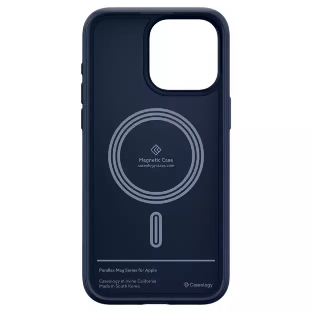Caseology Parallax Mag Case with MagSafe for iPhone 15 Pro Max - Navy 2