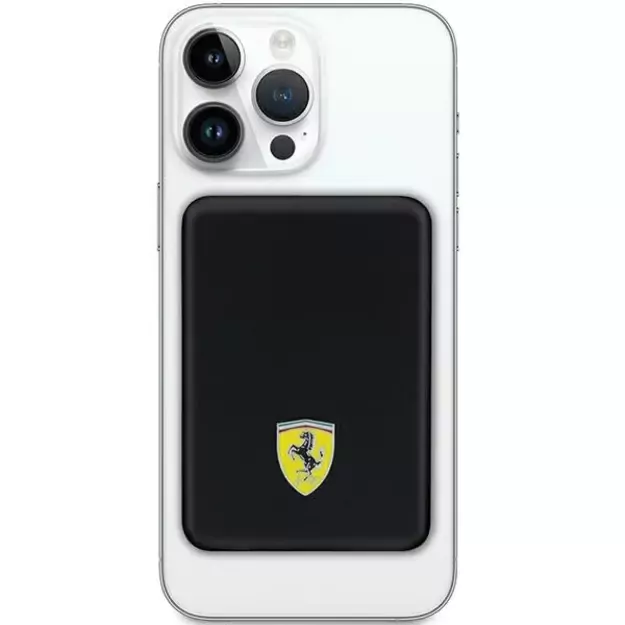 Powerbank Ferrari Metal Logo MagSafe 15W 5000mAh - black 1
