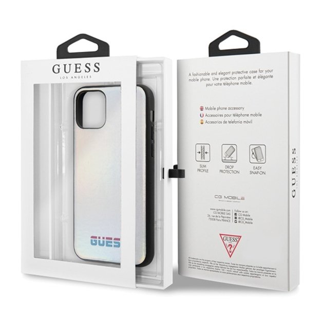 Guess GUHCN65BLD iPhone 11 Pro Max silver/silver hard case Iridescent 4