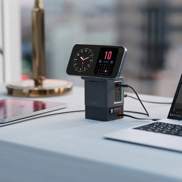 SBS Power Dock 6-in-1 with MagSafe, Stand, and USB-C Cables 65W – Black 9