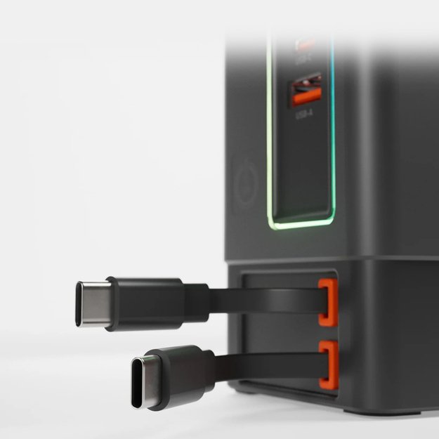 SBS Power Dock 6-in-1 with MagSafe, Stand, and USB-C Cables 65W – Black 4