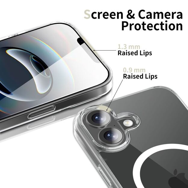 Tech-Protect FlexAir Hybrid MagSafe Case for iPhone 17 - Clear 4