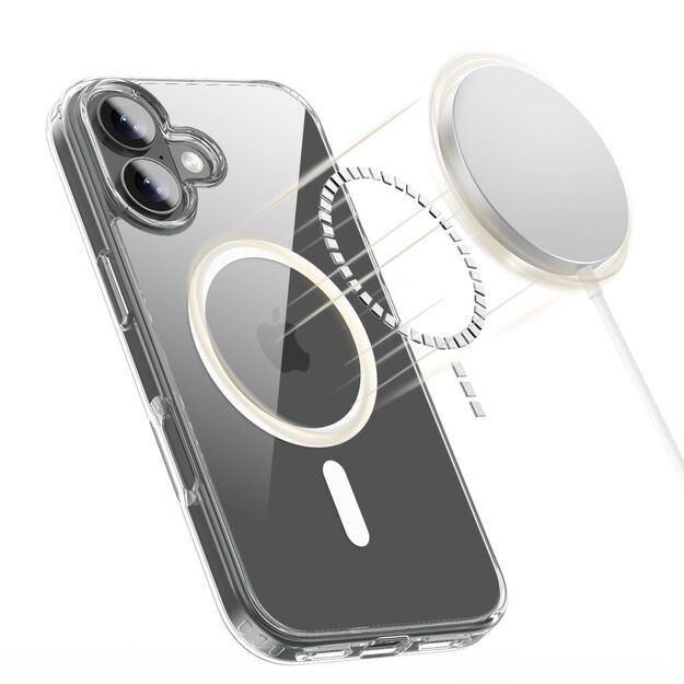Tech-Protect FlexAir Hybrid MagSafe Case for iPhone 17 - Clear 1