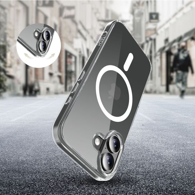 Tech-Protect FlexAir Hybrid MagSafe Case for iPhone 17 - Clear 5